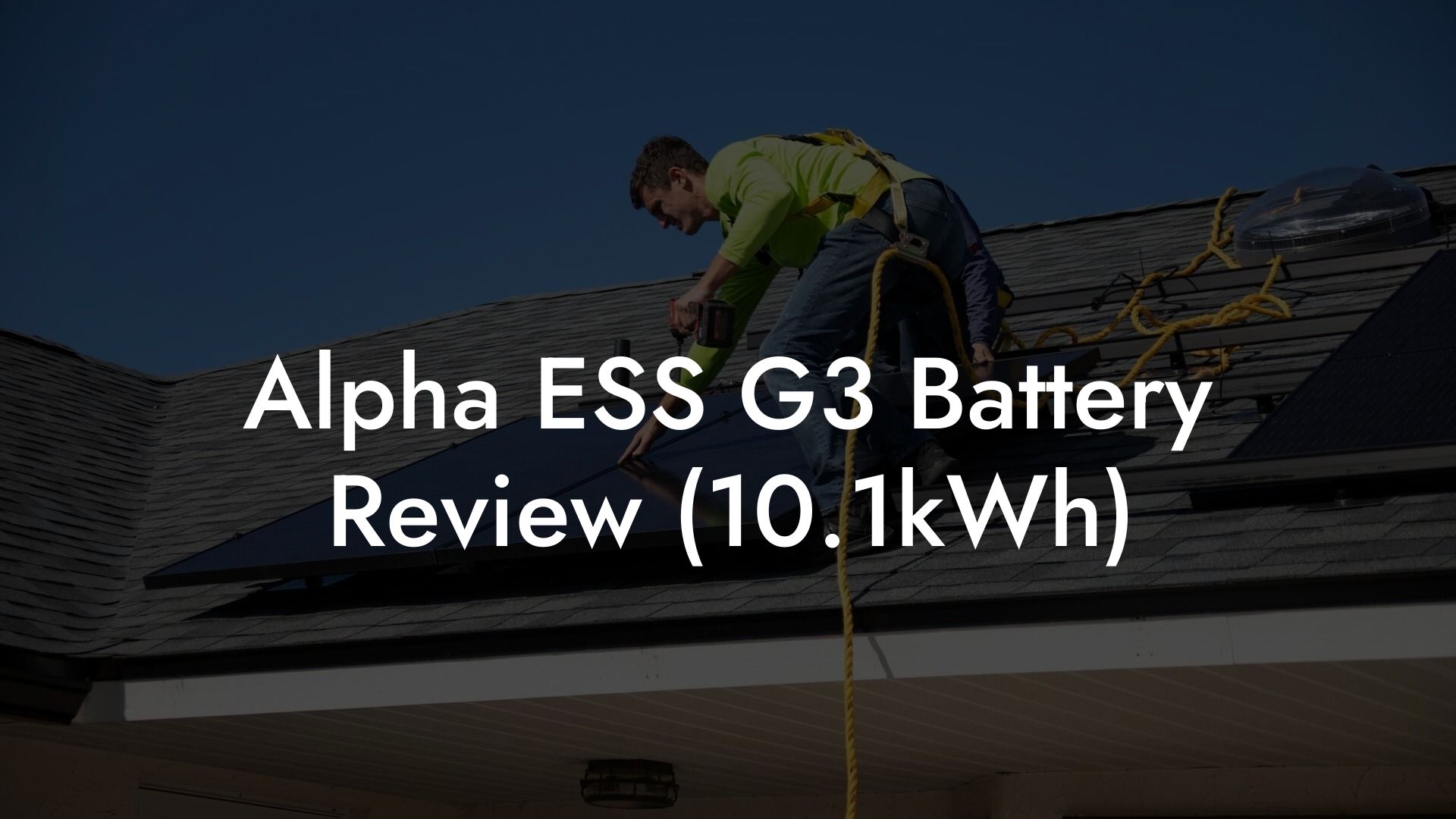 Alpha ESS G3 Battery Review (10.1kWh)