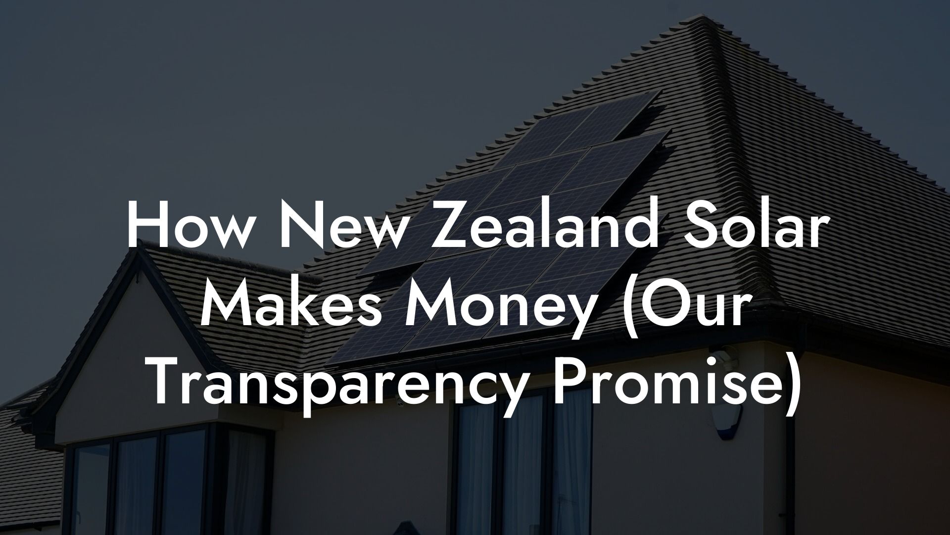How New Zealand Solar Makes Money (Our Transparency Promise)